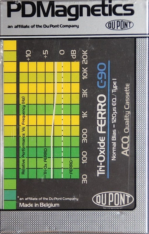 Compact Cassette PDM Tri-Oxide Ferro 90 Type I Normal 1981 Europe