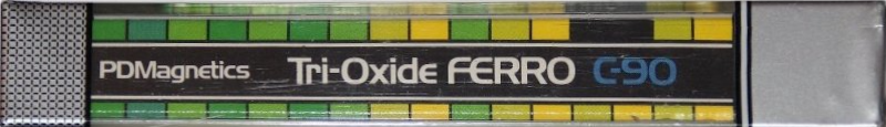 Compact Cassette PDM Tri-Oxide Ferro 90 Type I Normal 1981 Europe