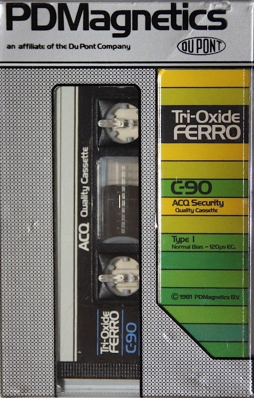 Compact Cassette PDM Tri-Oxide Ferro 90 Type I Normal 1981 Europe