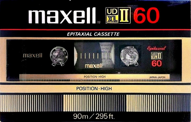 Compact Cassette Maxell UD XLII 60 Type II Chrome 1982 USA