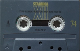 Compact Cassette Sony XII 74 "C-74X2C" Type II Chrome 1996 Japan