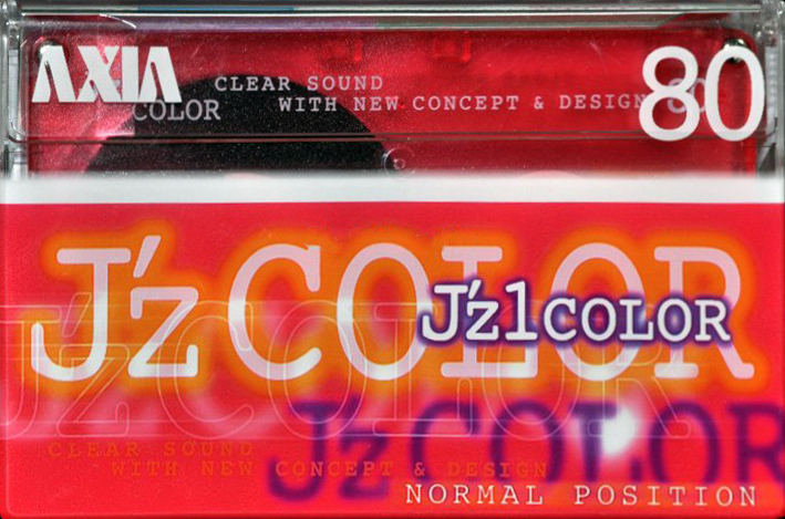 Compact Cassette AXIA J`z 1 Color 80 "JZ1J 80" Type I Normal 2000 Japan