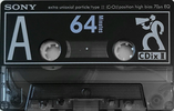 Compact Cassette Sony CDix II 64 Type II Chrome 1991 Japan