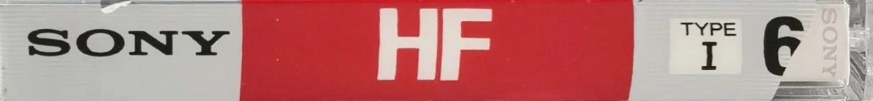 Compact Cassette Sony HF 60 Type I Normal 1988 USA