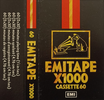 Compact Cassette EMITAPE X1000 60 Type I Normal 1974 Europe