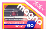 Compact Cassette Magna UC-X 60 Type II Chrome 1990 Europe