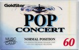 Compact Cassette Goldstar Pop Concert 60 Type I Normal 1993 South Korea