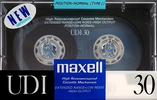 Compact Cassette Maxell UDI / UD1 30 Type I Normal 1988 Japan