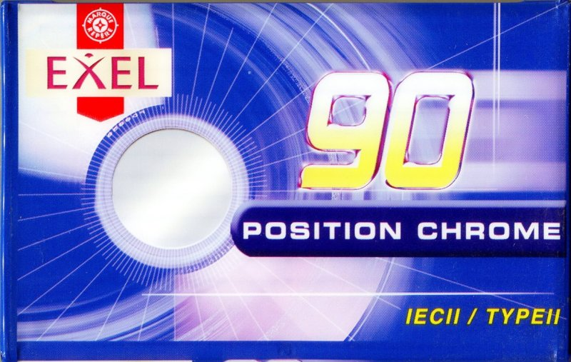 Compact Cassette Exel 90 Type II Chrome Europe
