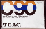 Compact Cassette Teac 90 Type I Normal 1977 Japan