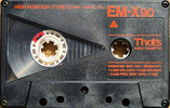 Compact Cassette Thats EM-X 90 Type II Chrome 1987 Europe