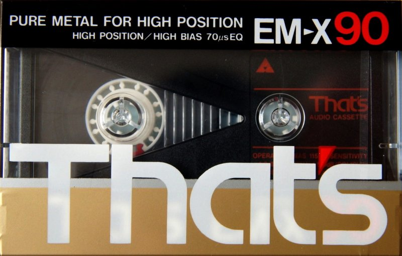 Compact Cassette Thats EM-X 90 Type II Chrome 1987 Europe