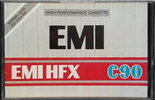 Compact Cassette EMI HFX 90 Type I Normal 1981 UK