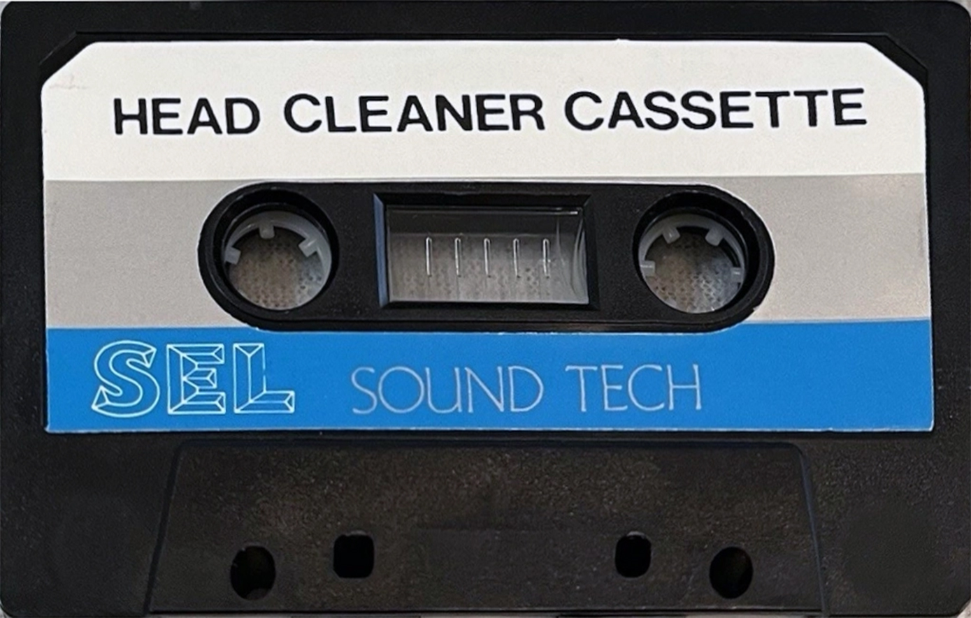 Compact Cassette Sel Sound Tech Cleaning Cassette 1983 USA