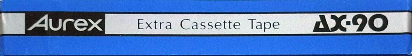 Compact Cassette Aurex AX 90 Type II Chrome 1987 Japan