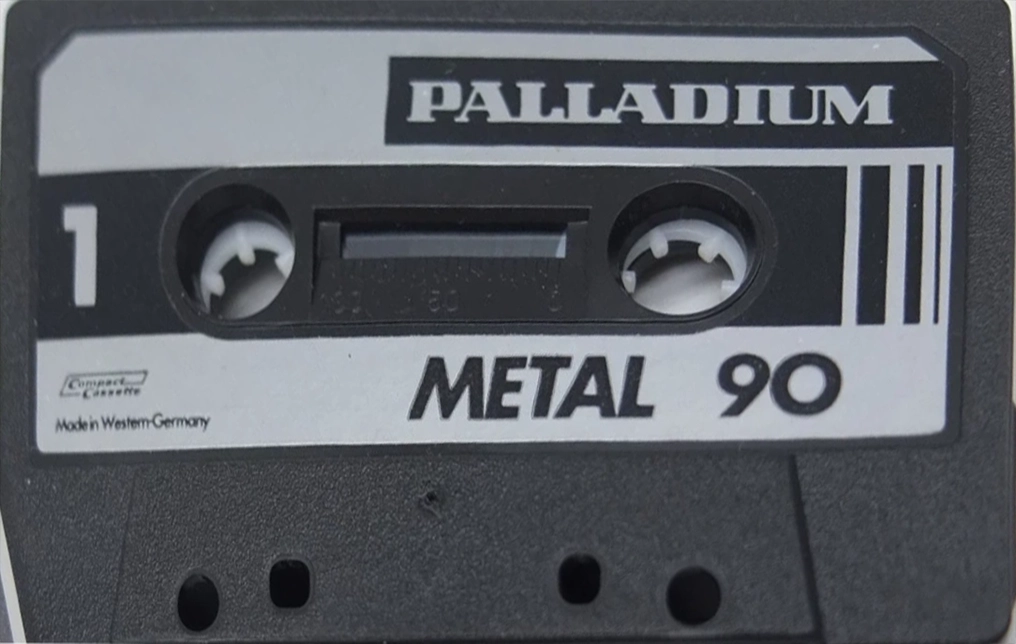 Compact Cassette Palladium 90 Type IV Metal 1981 Europe