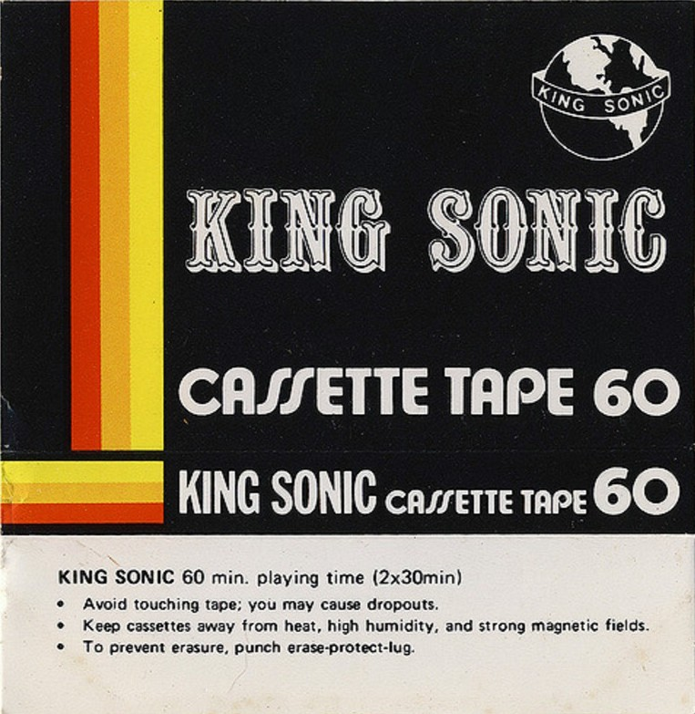 Compact Cassette King Sonic 60 Type I Normal 1980 Hong Kong