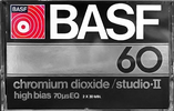Compact Cassette BASF Studio II 60 Type II Chrome 1979 USA