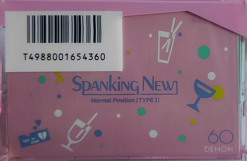 Compact Cassette Denon KF 60 "Spanking New KF60PB" Type I Normal 1988 Japan