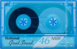 Compact Cassette National NS 46 "RT-46NS (B)" Type I Normal 1985 Japan