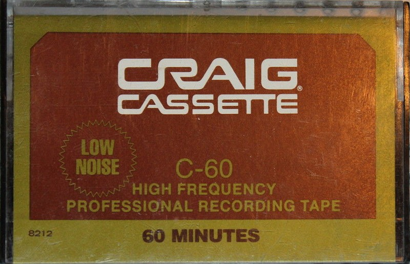 Compact Cassette Craig 60 Type I Normal Mexico