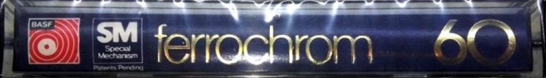 Compact Cassette BASF Ferrochrom 60 Type III Ferro Chrome 1974 Europe
