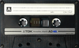 Compact Cassette TDK AD 46 Type I Normal 1982 Japan