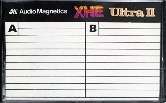 Compact Cassette Audio Magnetics XHE Ultra II 90 Type II Chrome 1979 Canada
