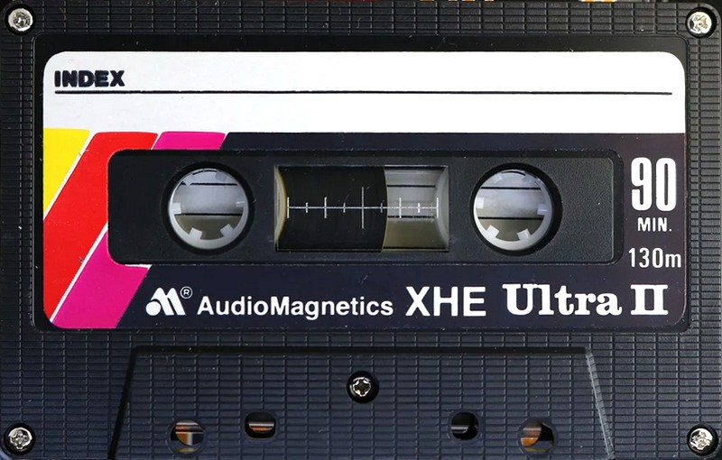Compact Cassette Audio Magnetics XHE Ultra II 90 Type II Chrome 1979 Canada
