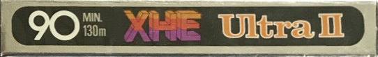 Compact Cassette Audio Magnetics XHE Ultra II 90 Type II Chrome 1979 Canada