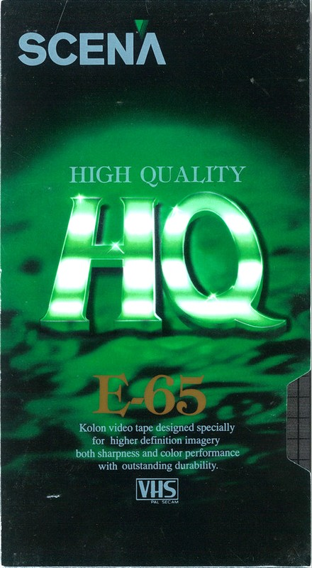 VHS, Video Home System Scena HQ 65 Type I Normal Europe
