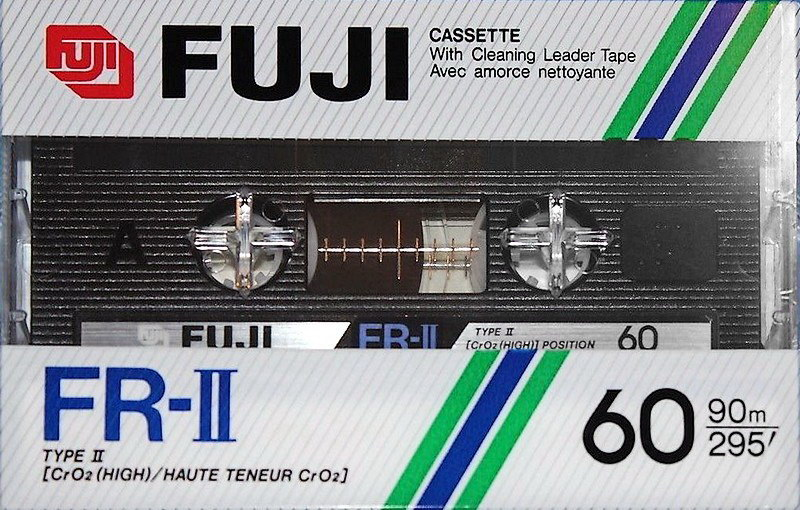 Compact Cassette Fuji FR-II 60 Type II Chrome 1985 Europe