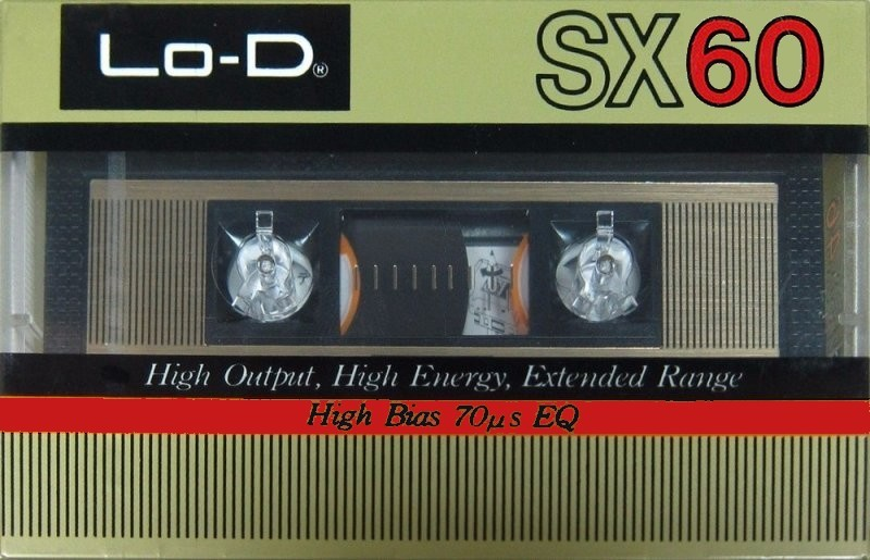 Compact Cassette Lo-D SX 60 Type II Chrome 1983 Japan