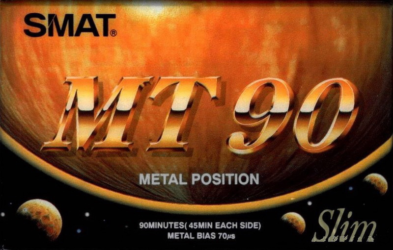 Compact Cassette Smat MT 90 Type IV Metal 1992 South Korea