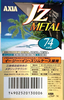 Compact Cassette AXIA J`z Metal 74 "JZMF 74" Type IV Metal 1996 Japan