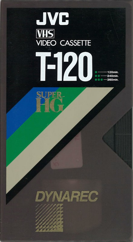 VHS, Video Home System JVC Super HG 120 Type I Normal USA