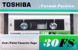 Compact Cassette Toshiba FS 30 Type I Normal 1983 Japan
