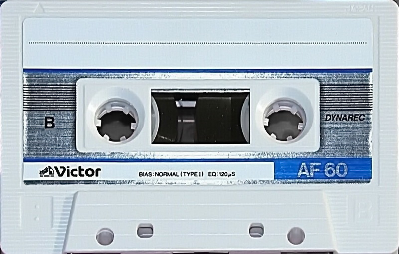 Compact Cassette Victor Dynarec AF 60 "AF-60WT" Type I Normal 1985 Japan