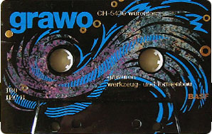Compact Cassette BASF 100 "grawo CH-5436" Type II Chrome Germany