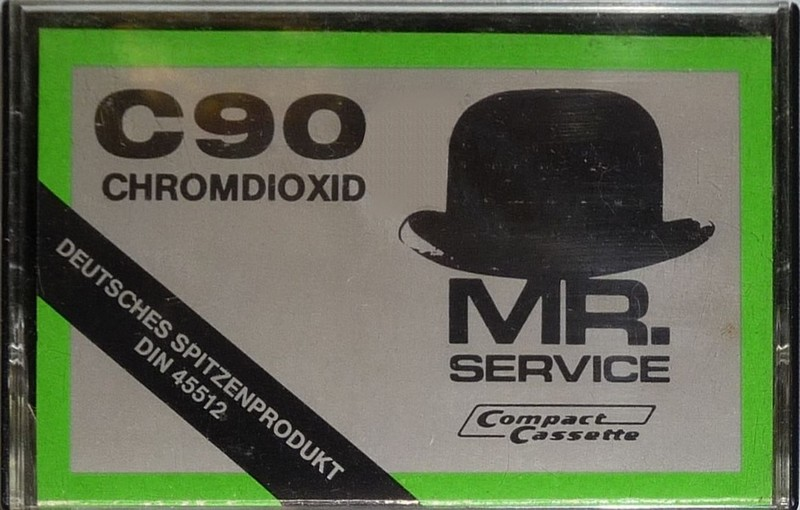 Compact Cassette Mr. Service 90 Type II Chrome 1982 Europe