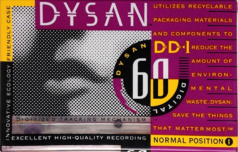 Compact Cassette Dysan DD-I 60 Type I Normal 1999 USA
