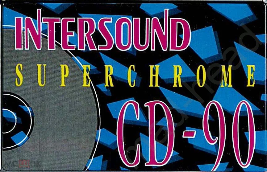 Compact Cassette Intersound CD 90 Type II Chrome 1990 Europe