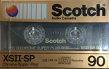Compact Cassette Scotch XS II-SP 90 Type II Chrome 1990 Worldwide