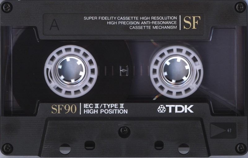Compact Cassette TDK SF 90 "SF-90SE" Type II Chrome 1990 Australia, Europe