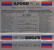Compact Cassette Ilford PC 60 "Pure Chrome" Type II Chrome 1988 Europe