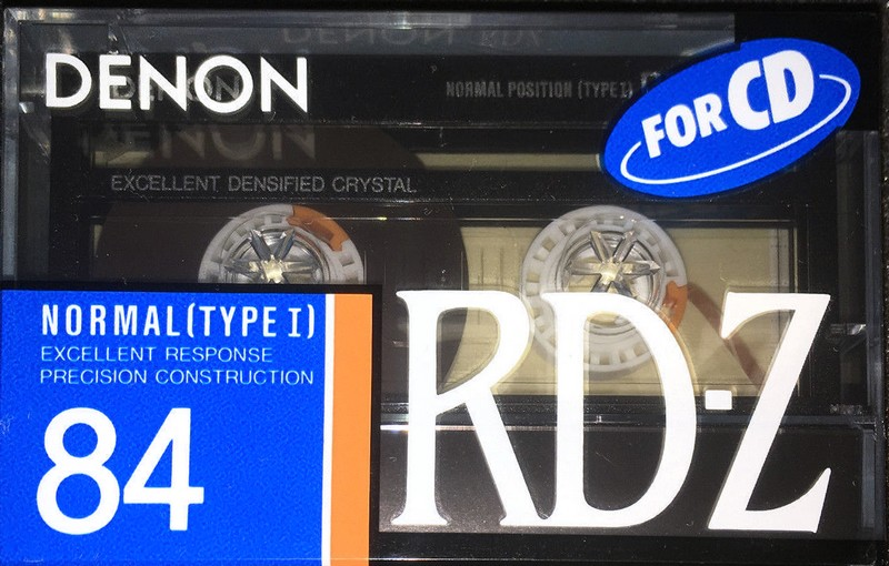 Compact Cassette Denon RD-Z 84 "RD-Z84P" Type I Normal 1989 Japan