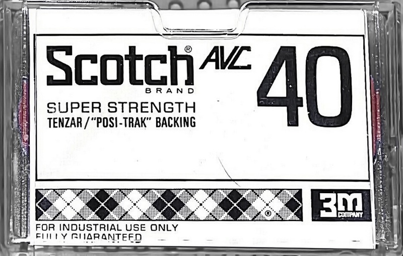 Compact Cassette Scotch AVC 40 Type I Normal USA