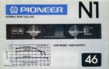 Compact Cassette Pioneer N1 46 Type I Normal 1981 Japan