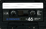 Compact Cassette Pioneer N1 46 Type I Normal 1981 Japan