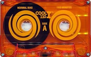 Compact Cassette ICE COOL 110 "Orange" Type I Normal 1996 USA